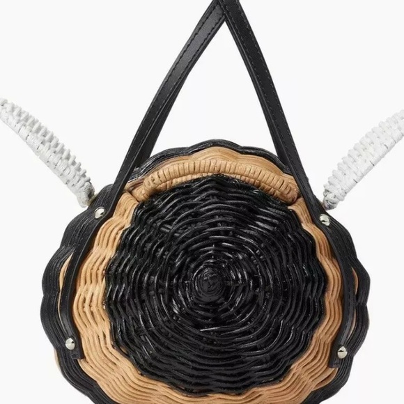 Kate Spade Down the Rabbit Hole Wicker Bee satchel - Picture 7 of 7
